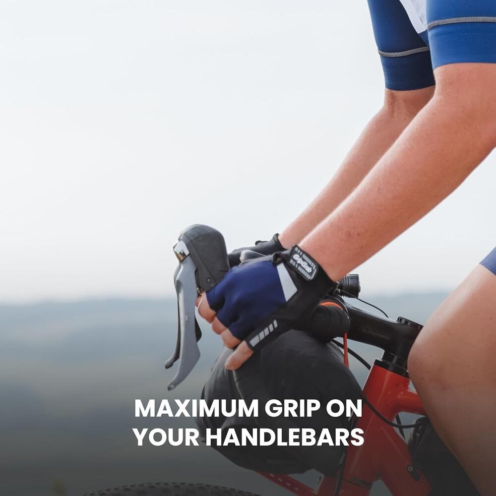 Gripgrab Super Gel Padded Half Finger Gloves New With Tag Size XXL 12/retail $59